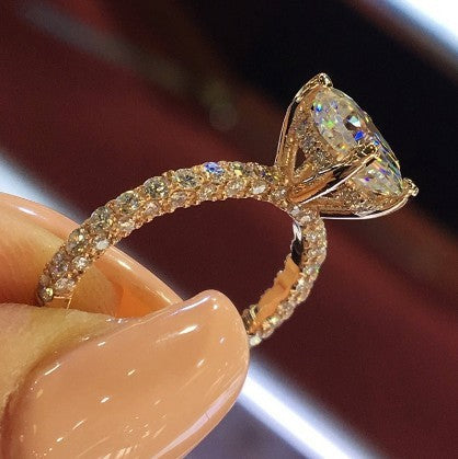 Elegant Crystal Rhinestone Ring