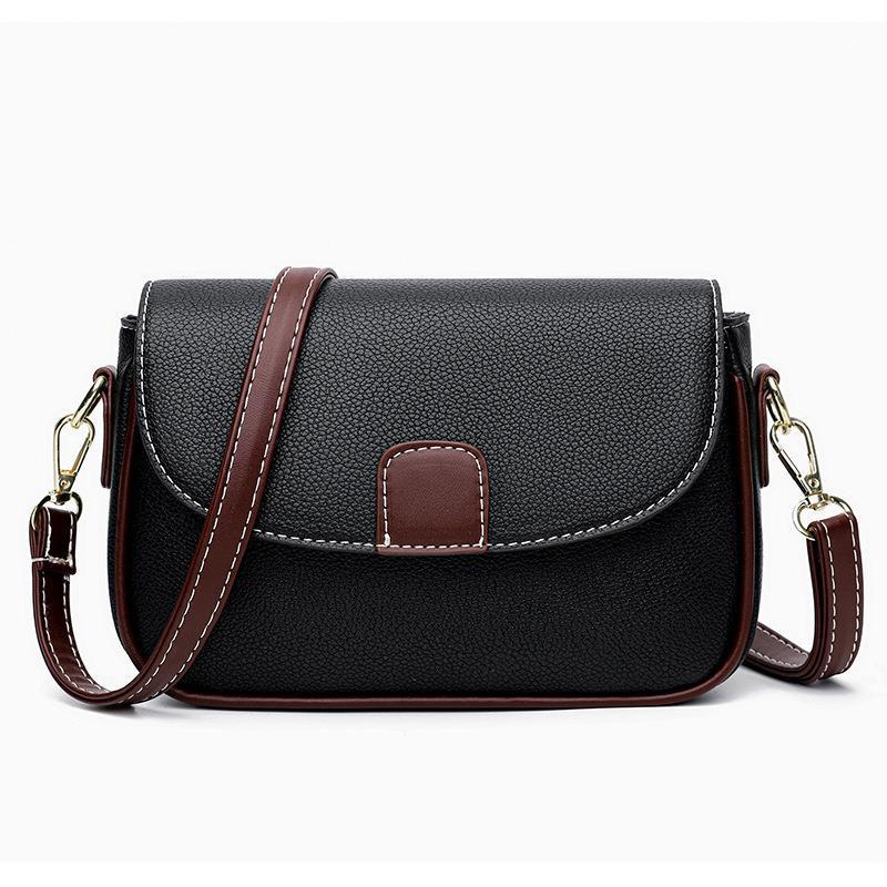 Versatile Small Square Flap Shoulder Bag for Women