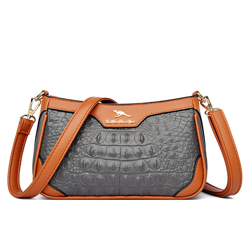 Alligator Pattern Shoulder Bags