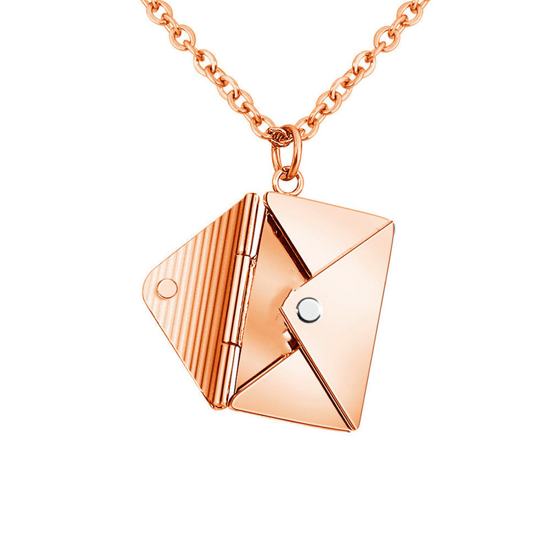 Envelope Necklace for Women