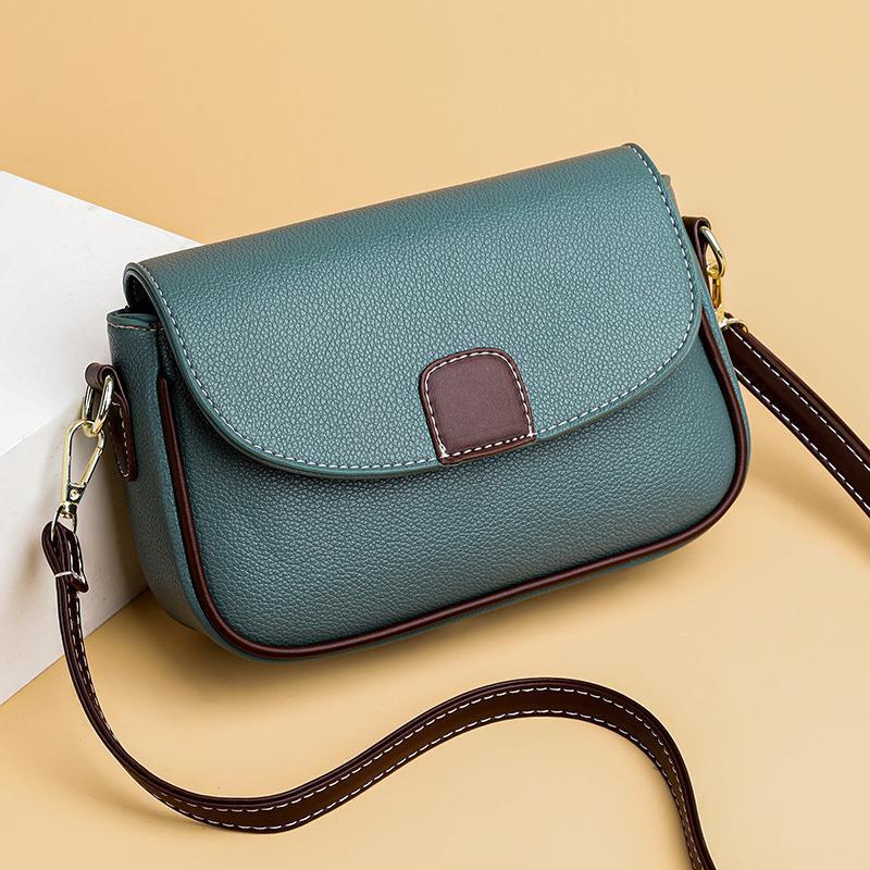 Versatile Small Square Flap Shoulder Bag for Women