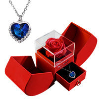 Eternal Rose Apple Necklace Gift Box