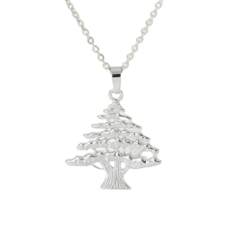 Christmas Tree Necklace Couple Jewelry