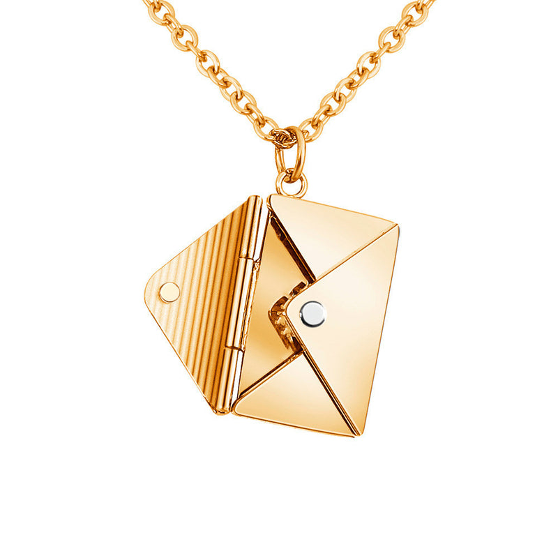 Envelope Necklace for Women