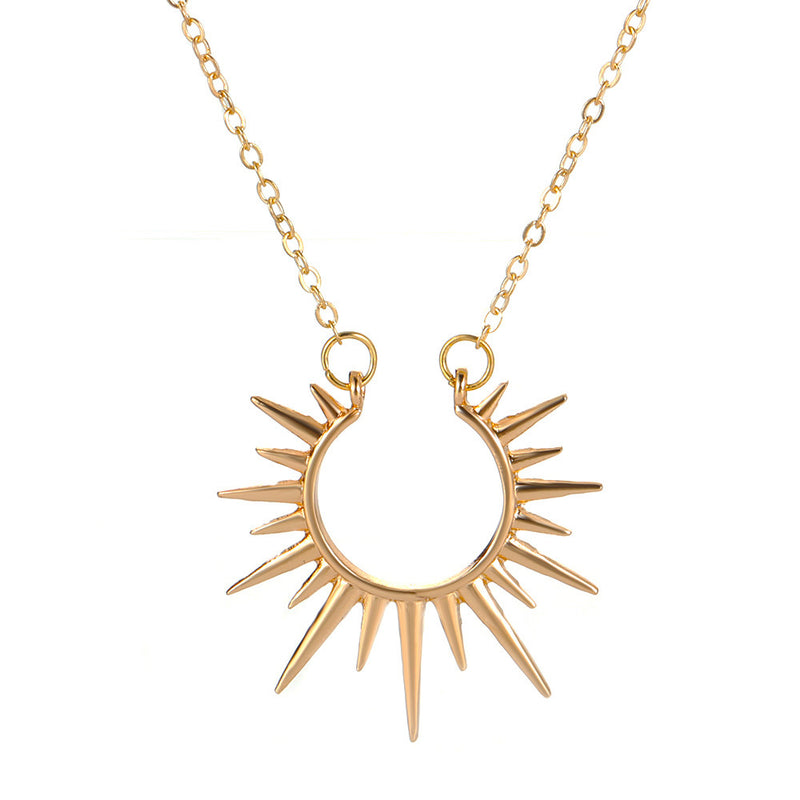 Sunflower Necklace - Retro Clavicle Chain Jewelry for Women