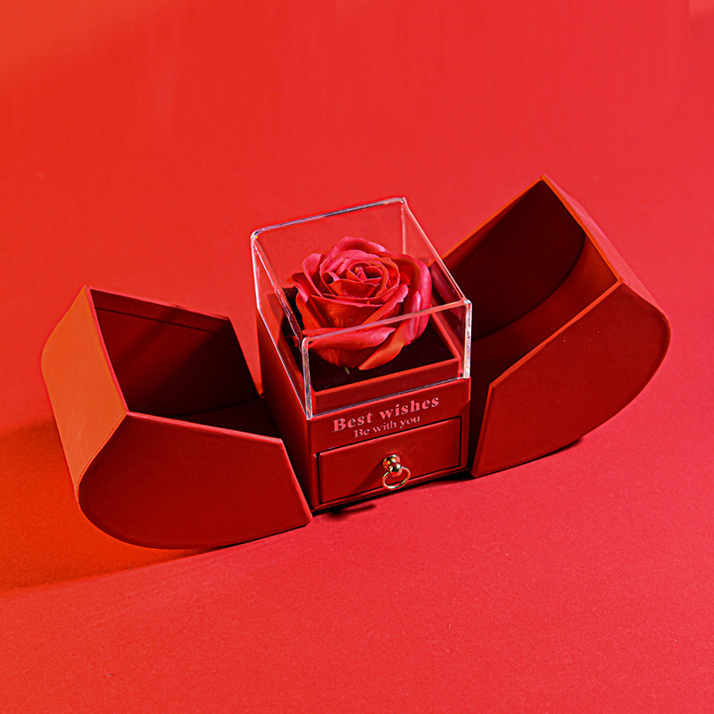 Eternal Rose Apple Necklace Gift Box