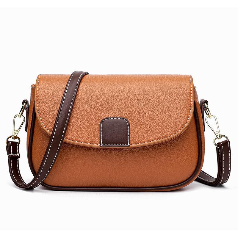 Versatile Small Square Flap Shoulder Bag for Women