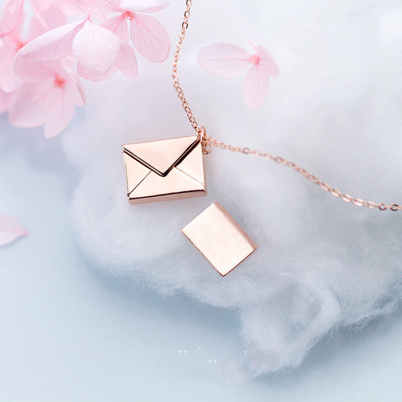 Envelope Necklace for Women