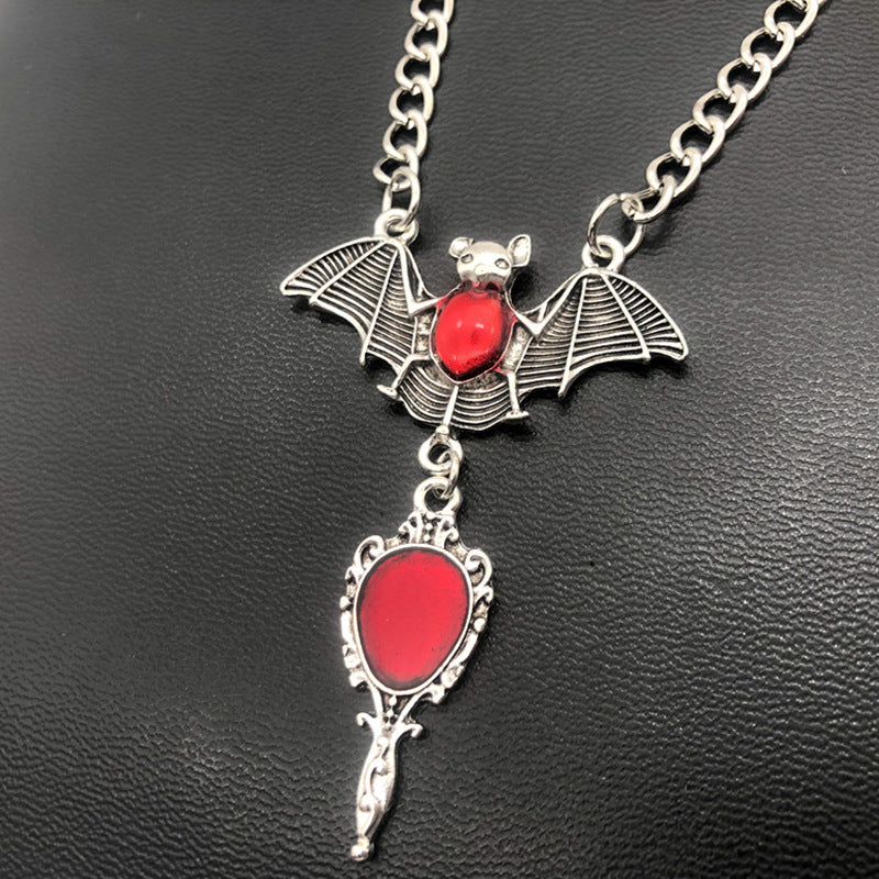 Retro Bat Cross Necklace - Jewelry for Women & Girls